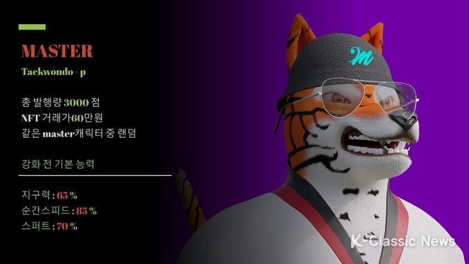 사진=K-DOG Taekwondo-p 캐릭터 