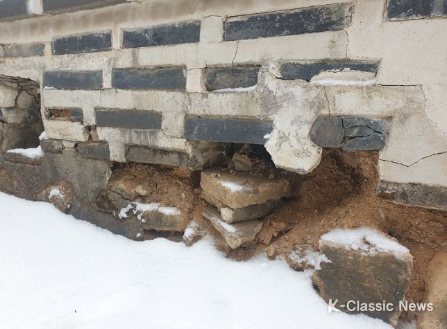 여장 훼손(기초부 파손)