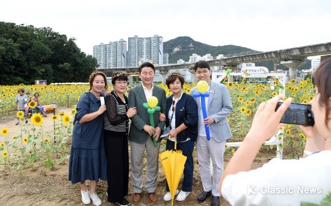 의정부시, 신곡 달빛물든 해바라기 정원 개장