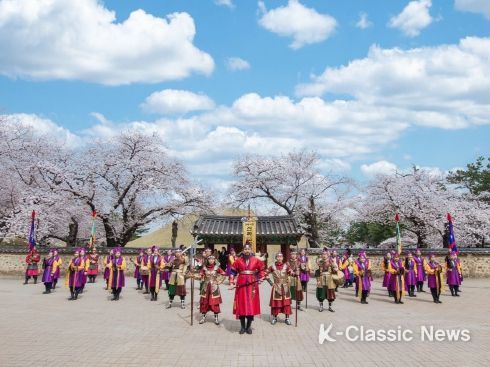 신라고취대 공연