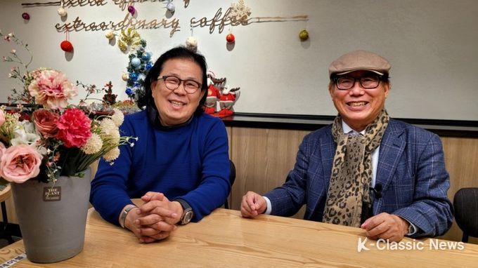 (좌) 오창호(성악가) (우) 탁계석( 예술비평가회장)