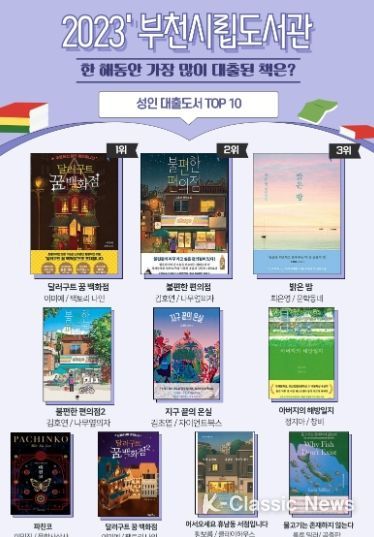 2023년도 부천시 베스트 대출도서