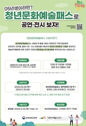 사회 첫 발 내딛는 안성청년, 청년 문화예술패스로 문화향유기회 확대