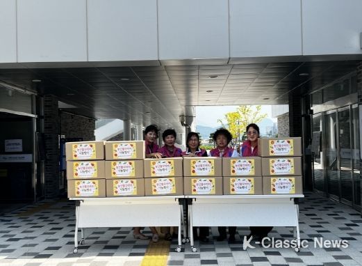 거제시 생활개선회, 농산물 꾸러미 나눔 실천