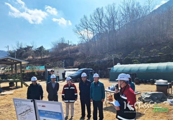 함안군수, 해빙기 안전사고 예방 취약시설 중점점검