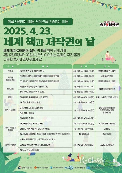 저작권 보호 캠페인 포스터