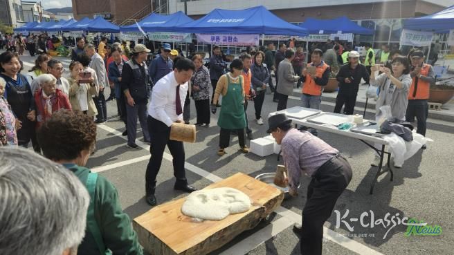 가평군 설악면 농산물 직거래 대장터 '성황'