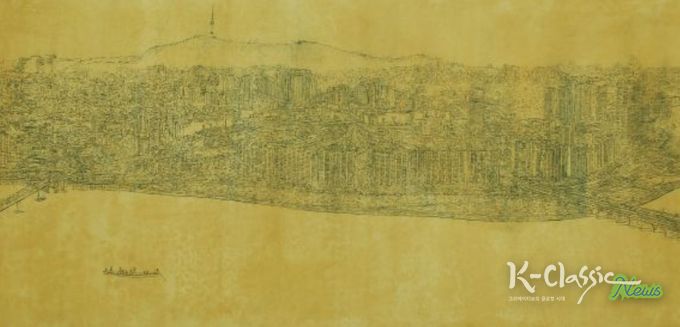 산수-재개발된 도시풍경(윤세열)