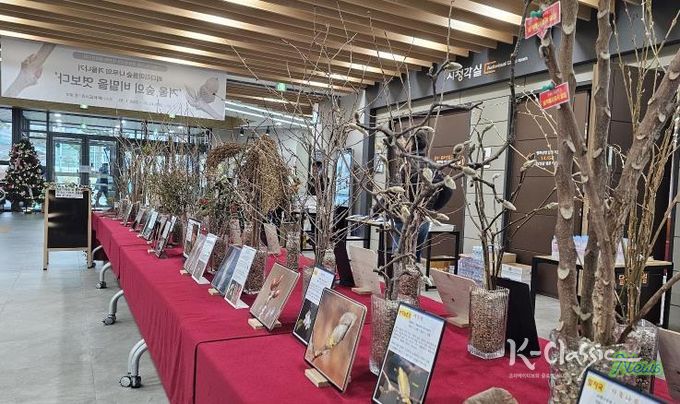 평택시 배다리도서관, 생태 전시회 '겨울 숲의 비밀을 엿보다' 운영