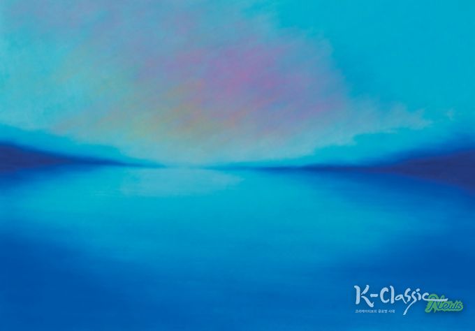 조선아 작 조용한 움직임 65×91cm 한지에 채색 2025